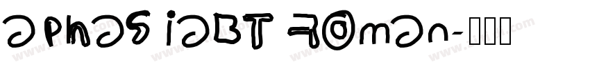 aphasiaBT Roman字体转换